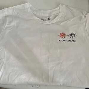 Abercrombie Kids White Corvette Graphic Tee
